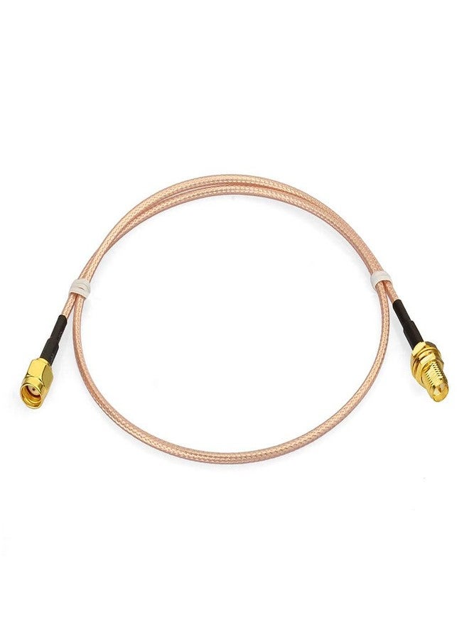 Bingfu WiFi Antenna Extension Cable (2-Pack) RP-SMA Male to RP-SMA Female Bulkhead Mount RG316 Cale 60cm 24 inch for WiFi Router Security IP Camera Wireless Mini PCI Express PCIE Network Card Adapter - Image 3
